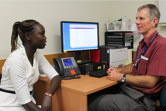 GP with patient